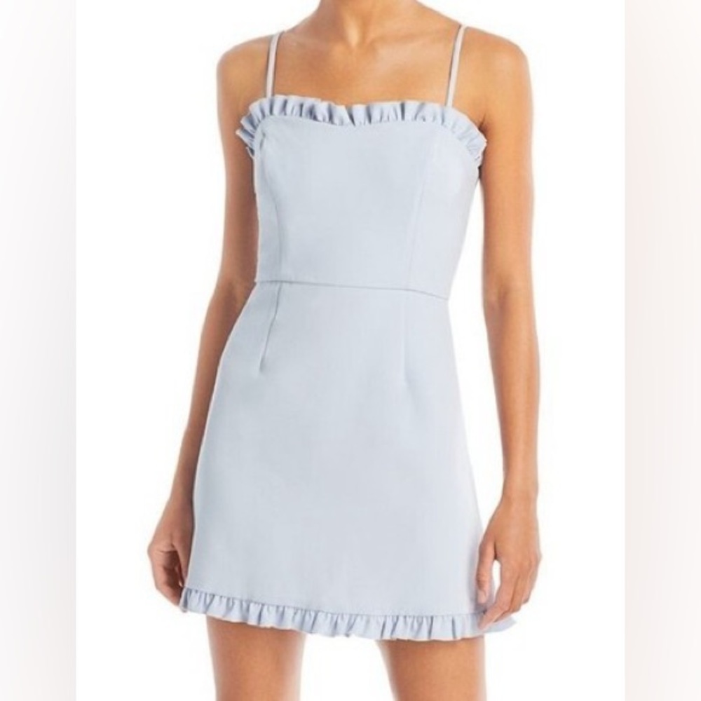 French Connection ruffle hem dress